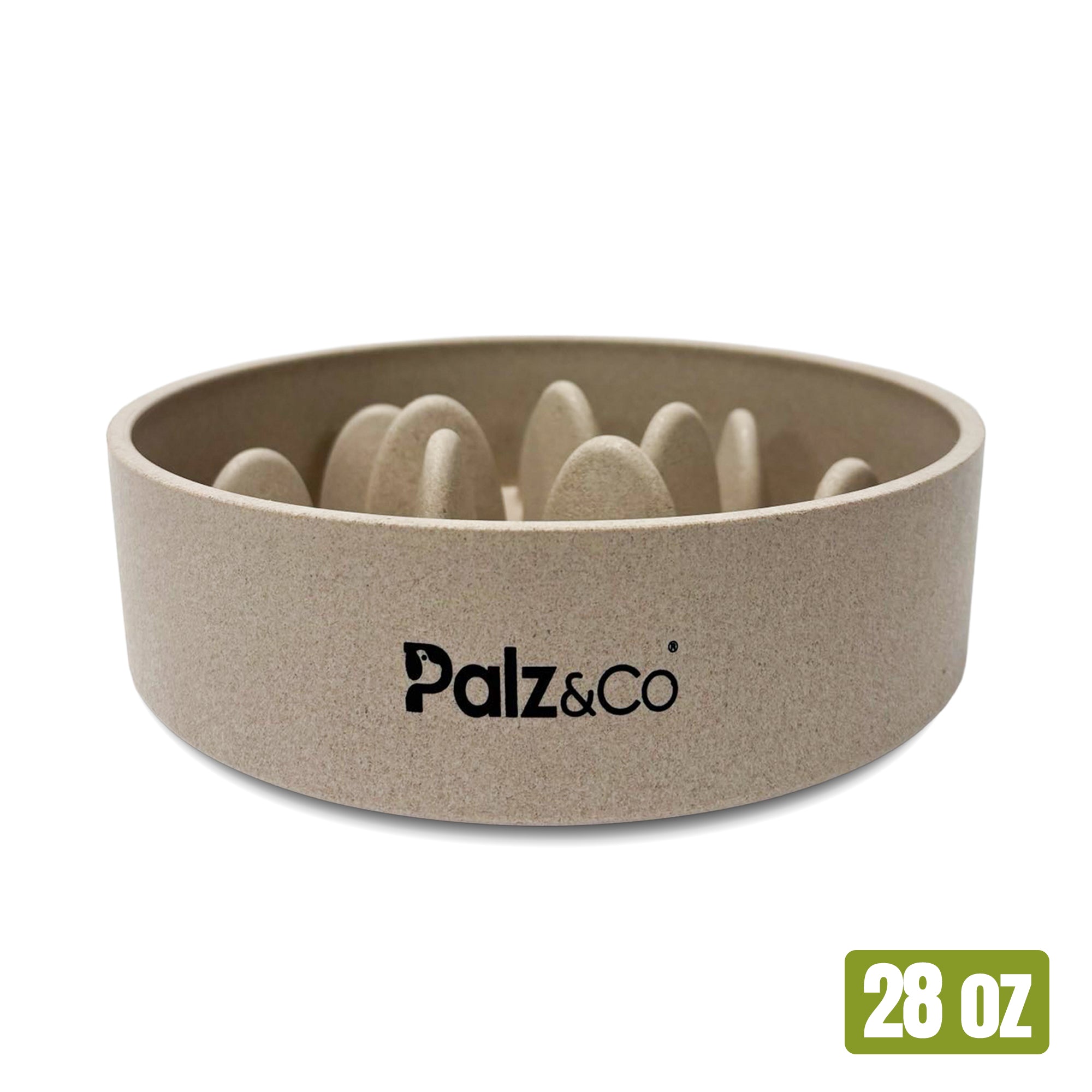 EcoBowl Slow Feeder Dog Bowls - 28oz & 48oz