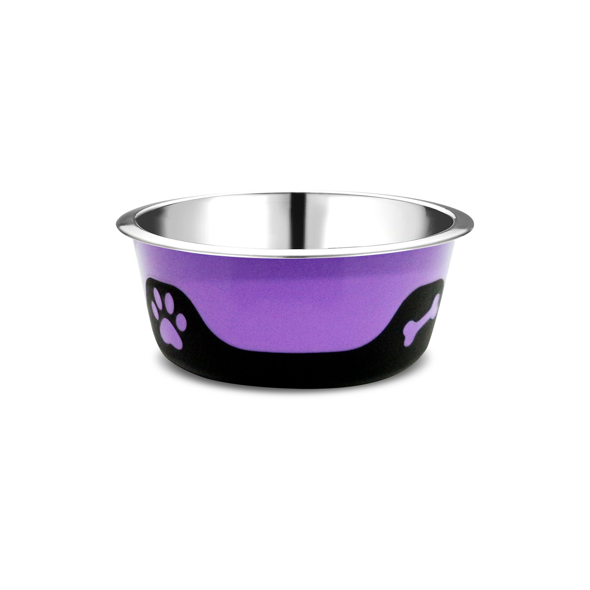 Thermocool Insulated Pet Bowls, No-Skid Base (Purple) Secondary image