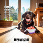 Thermocool Insulated Pet Bowls, No-Skid Base (Light Purple)