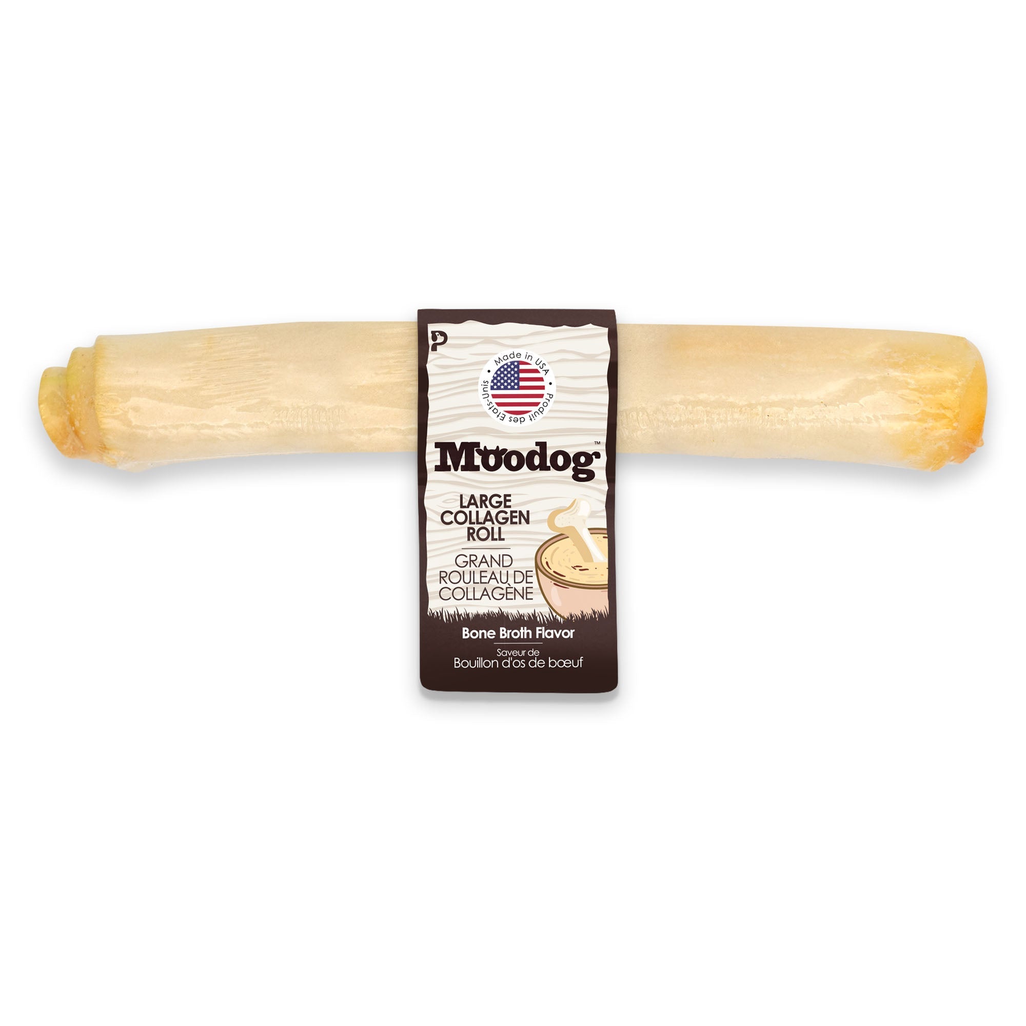 Moodog Beef Corium Collagen Roll Dog Treats