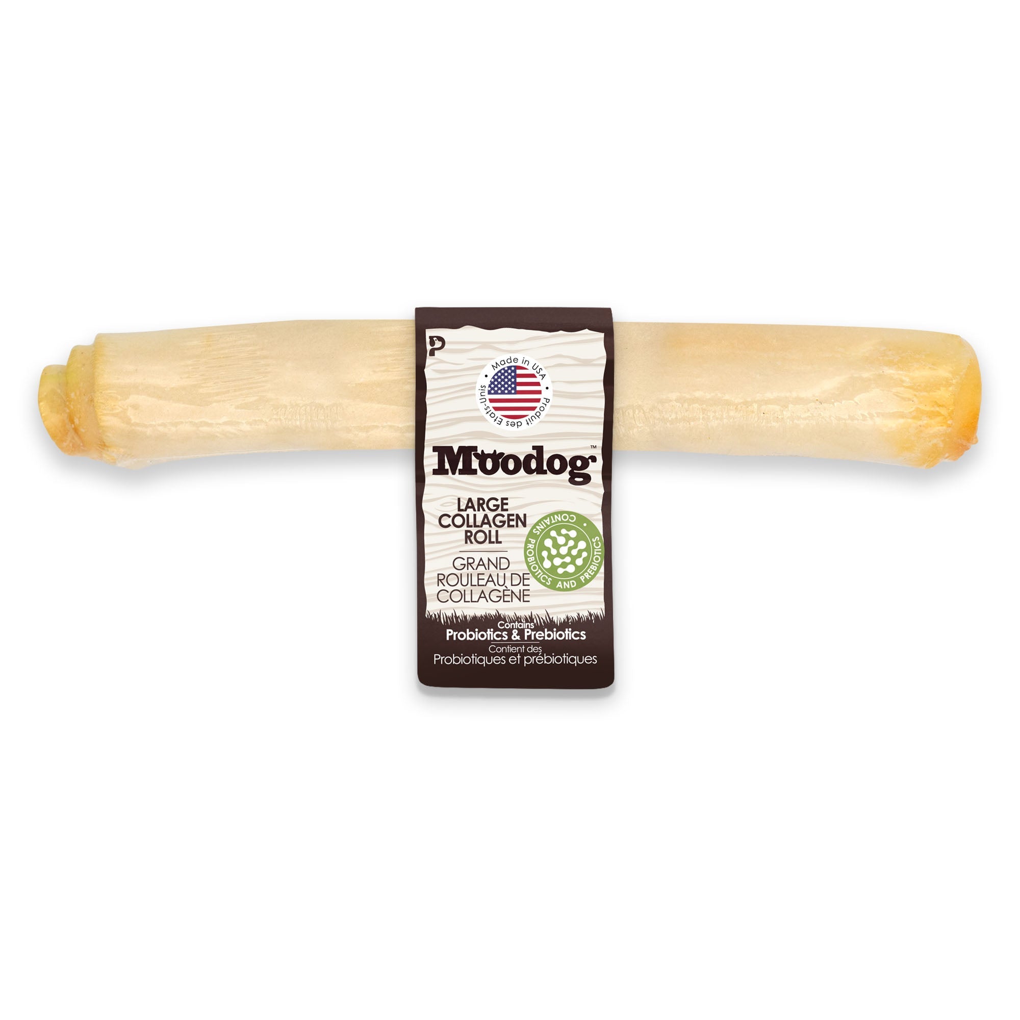 Moodog Beef Corium Collagen Roll Dog Treats
