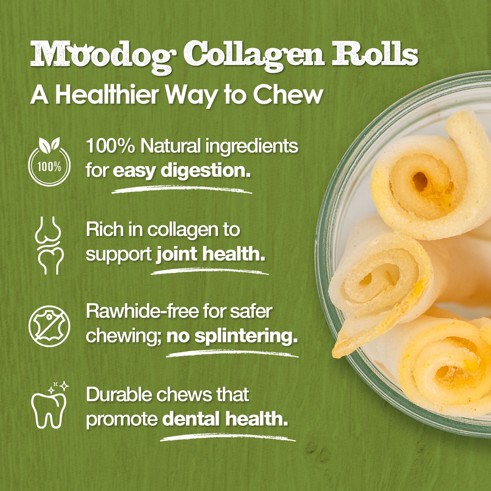 Moodog Collagen Roll (Prebiotics & Probiotics)