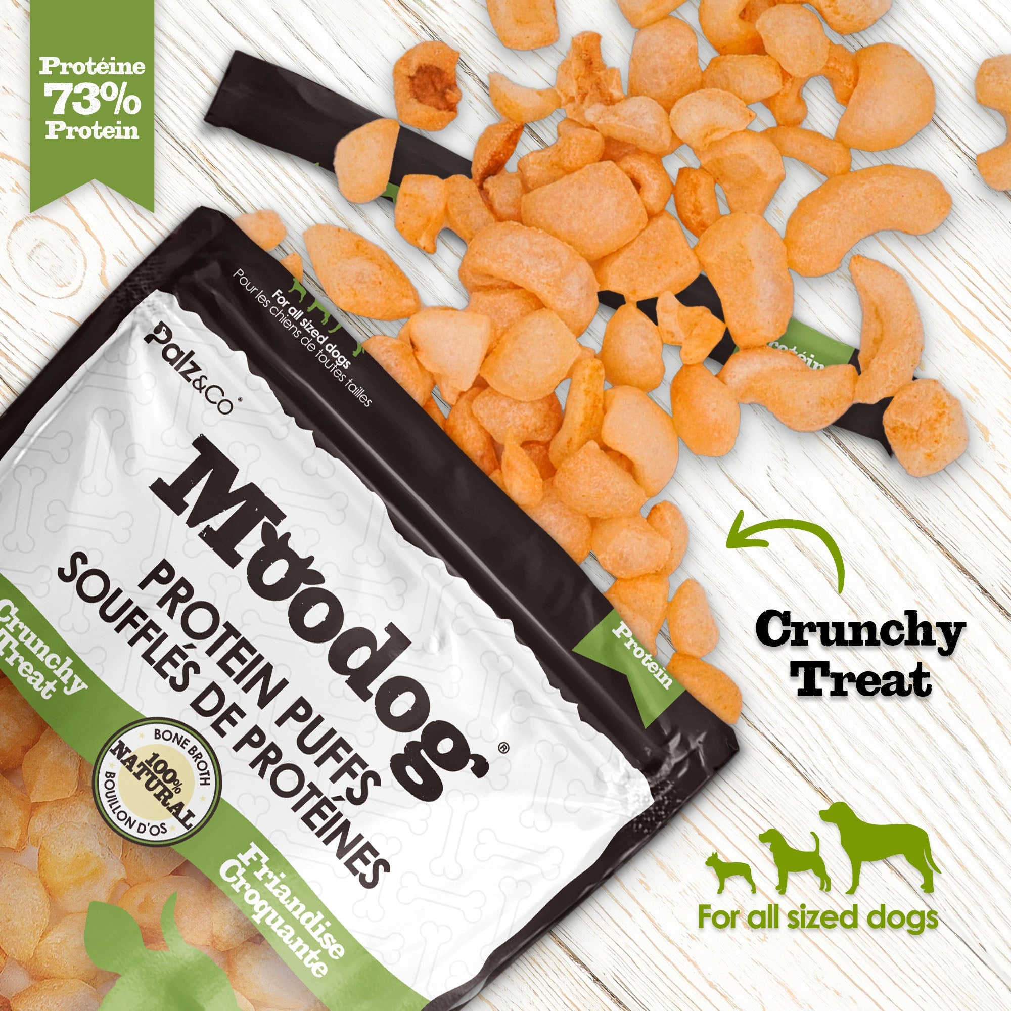 Moodog Beef Protein Puffs Secondary image