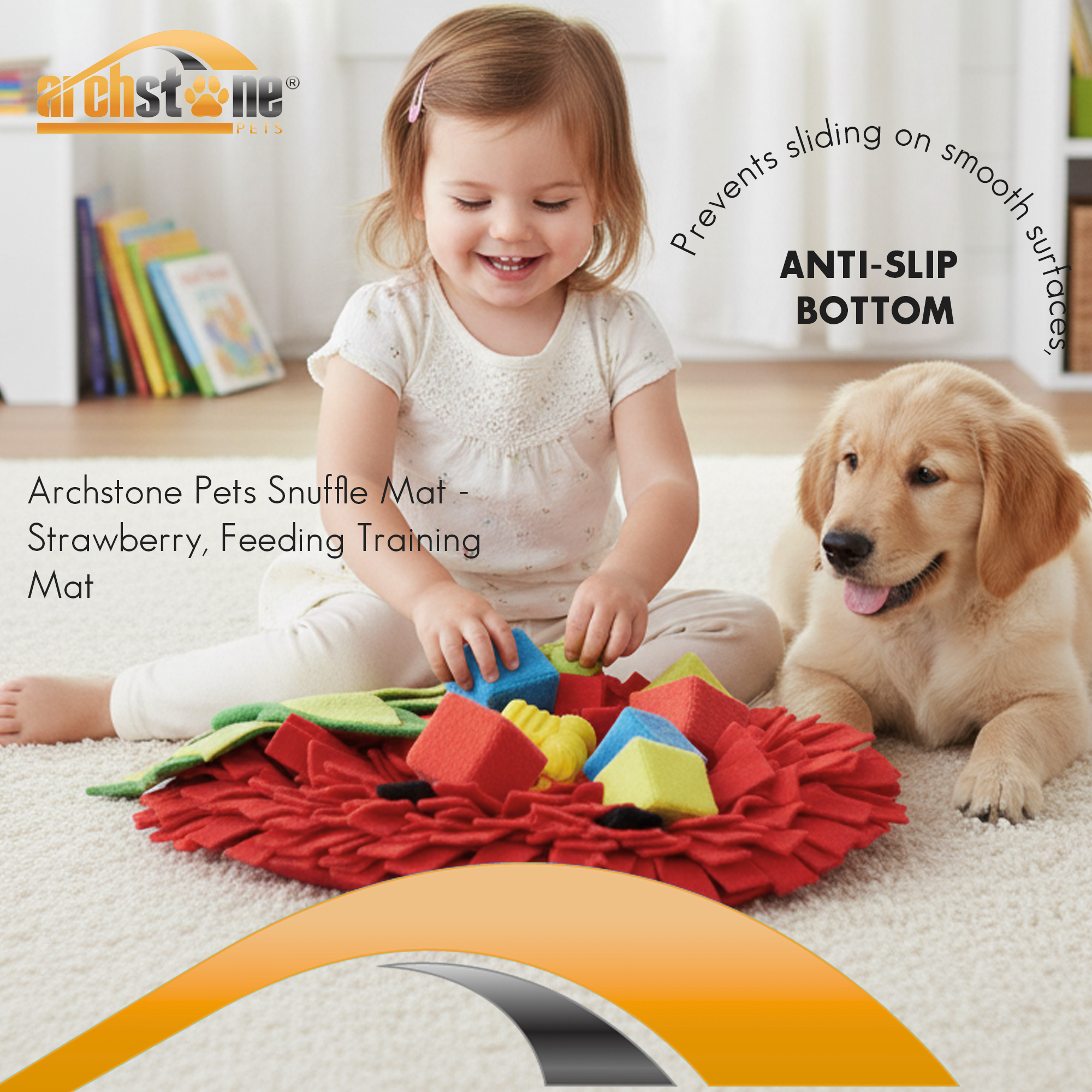 Archstone Pets - Strawberry Snuffle Mat Secondary image
