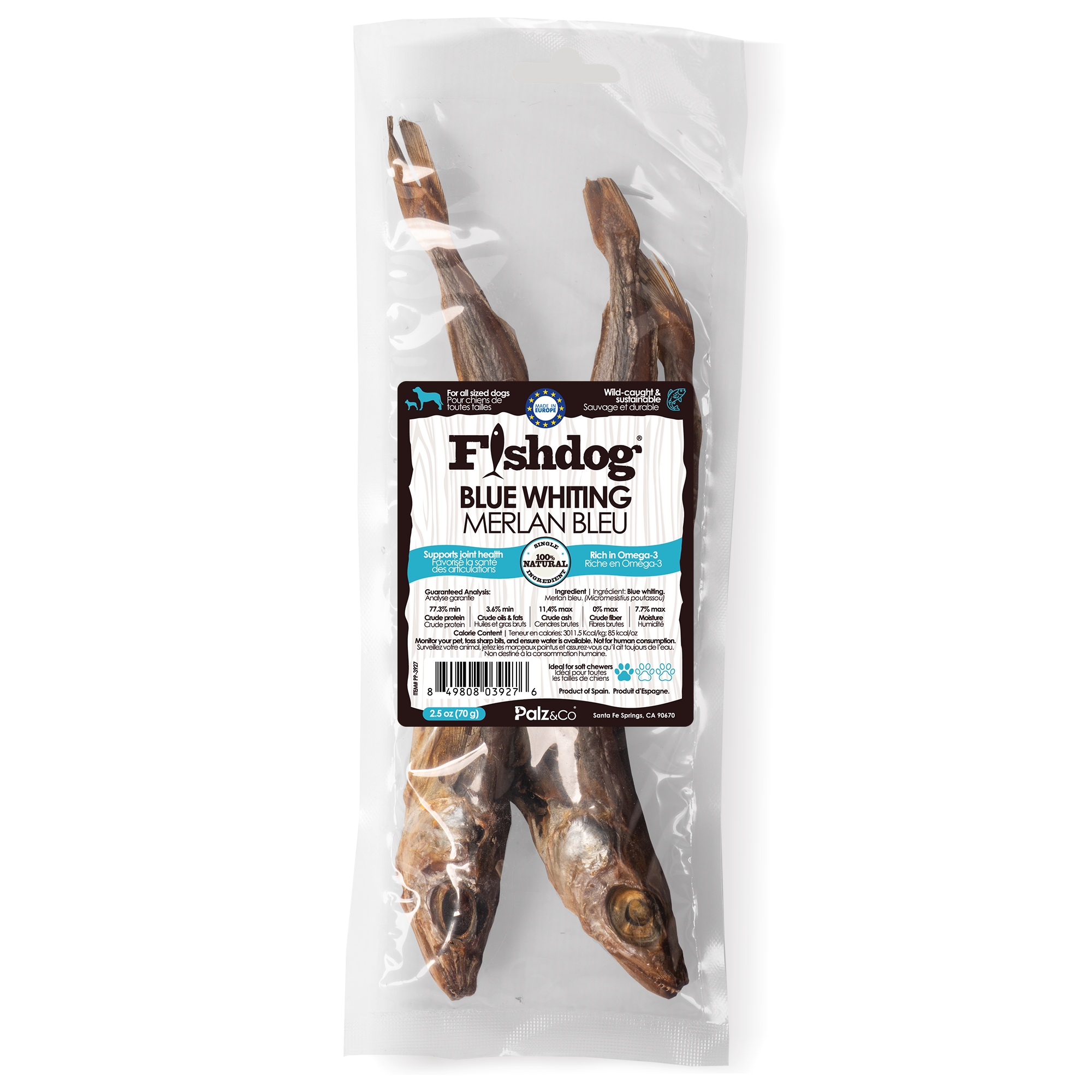 Fishdog Blue Whiting - 2.5 oz (70g)