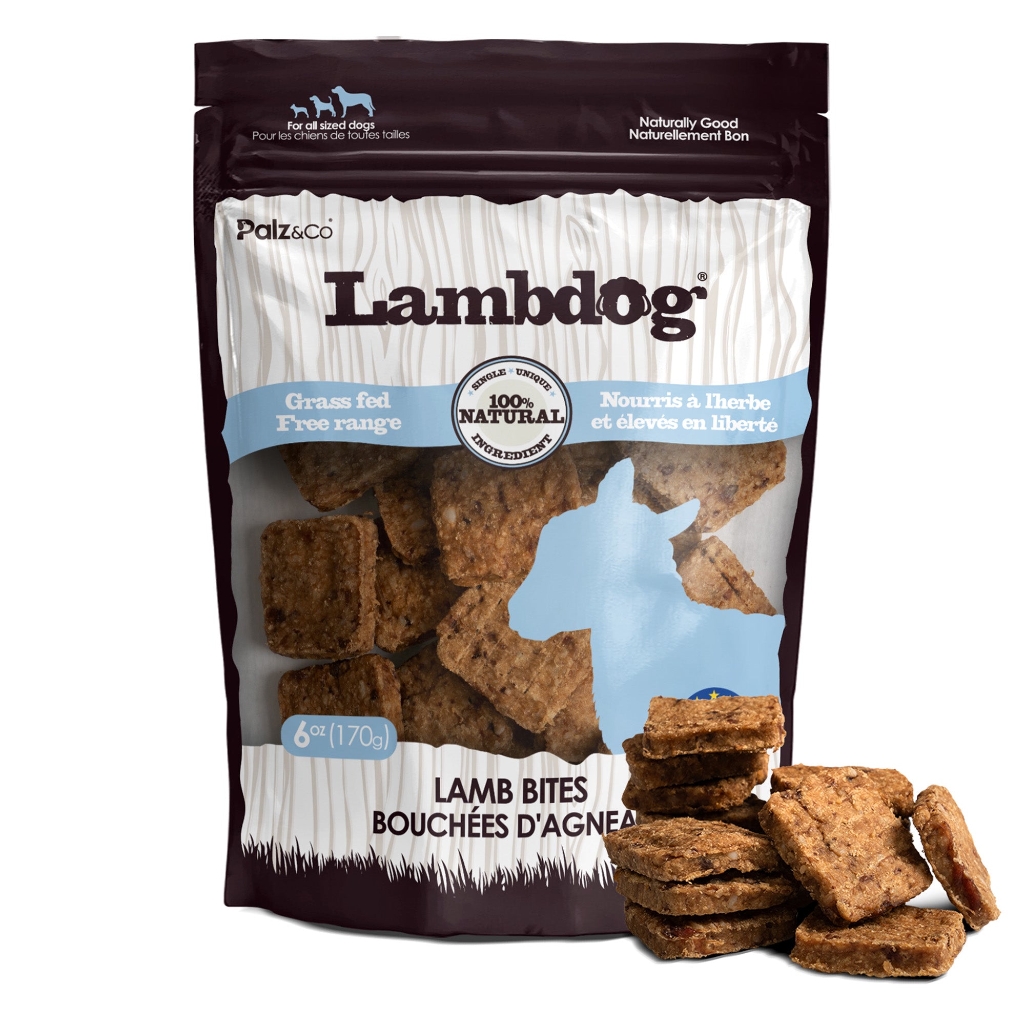 Lambdog Lamb Bites Dog Treats - 6 oz Main image