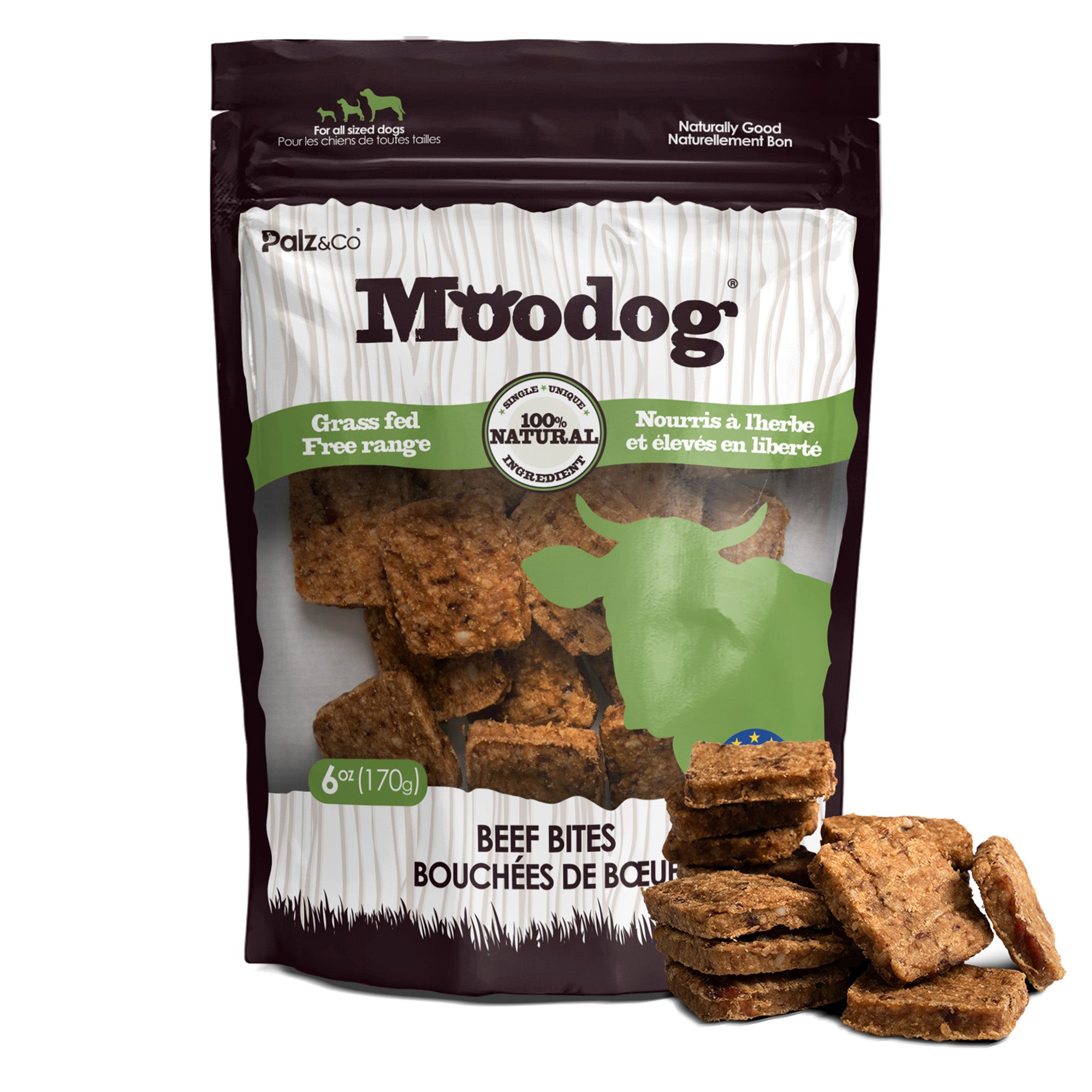 Moodog Beef Bites Dog Treats - 6 oz