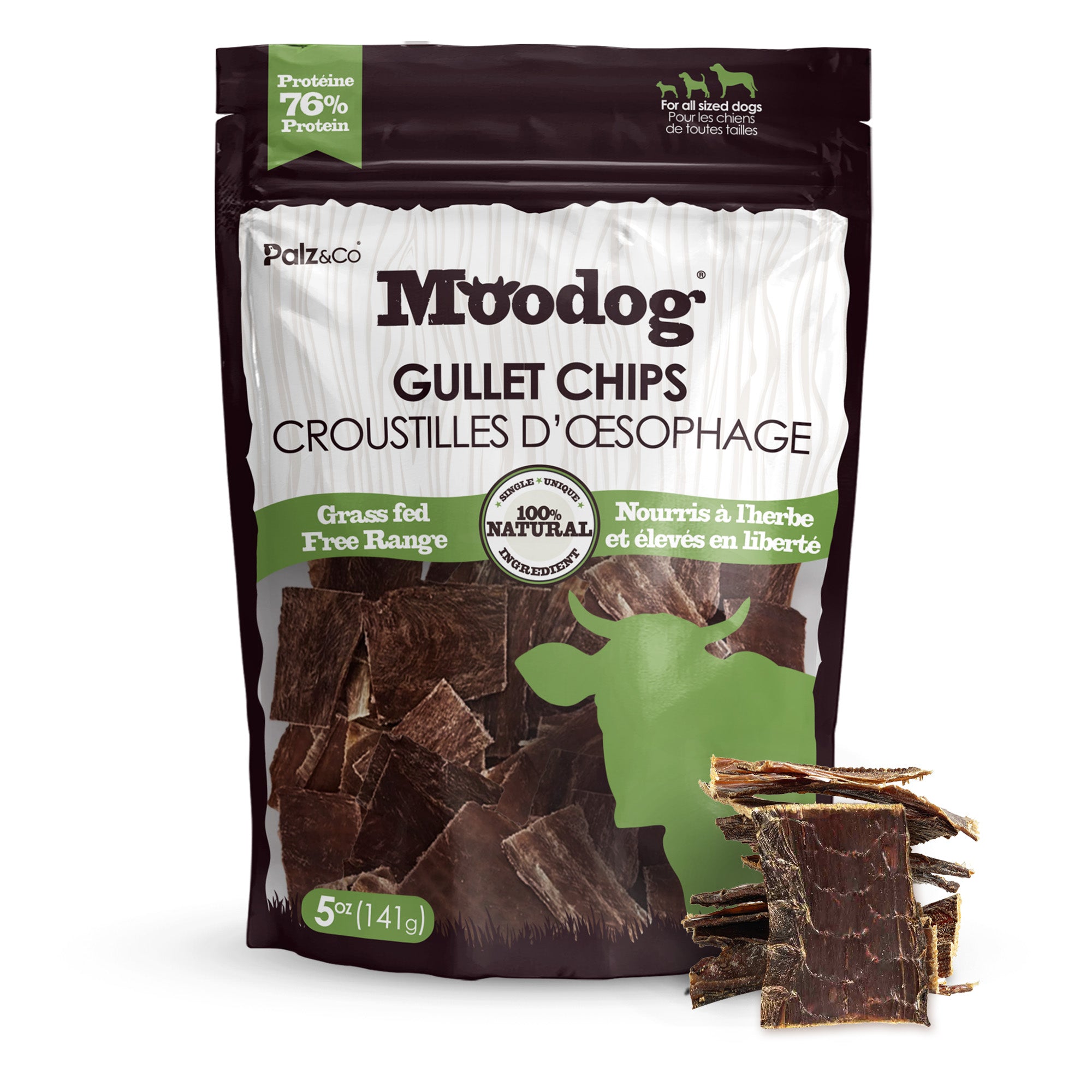 Moodog Beef Gullet Chips - 5 oz Main image