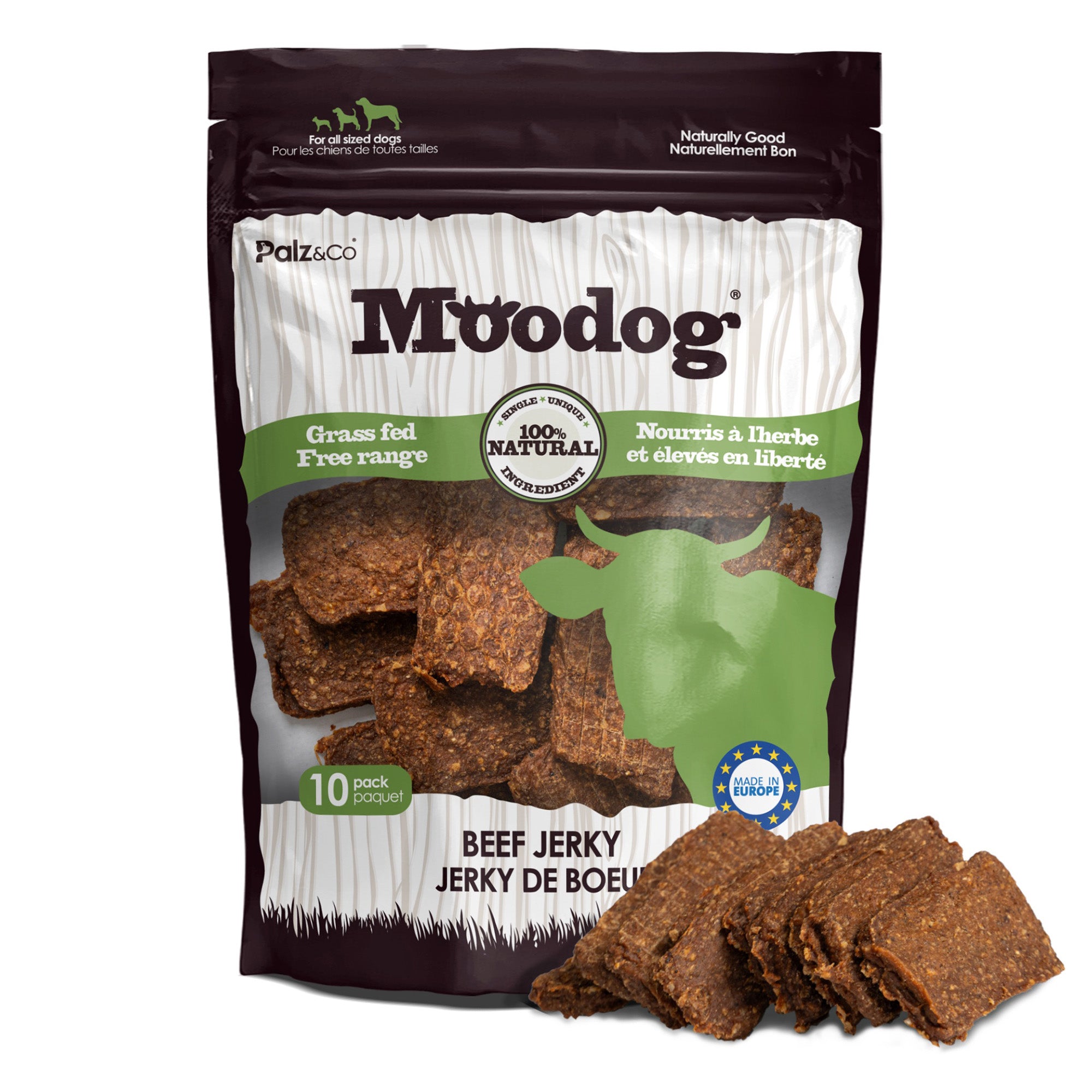 Moodog Beef Jerky Chews - Pack of 10 Main image