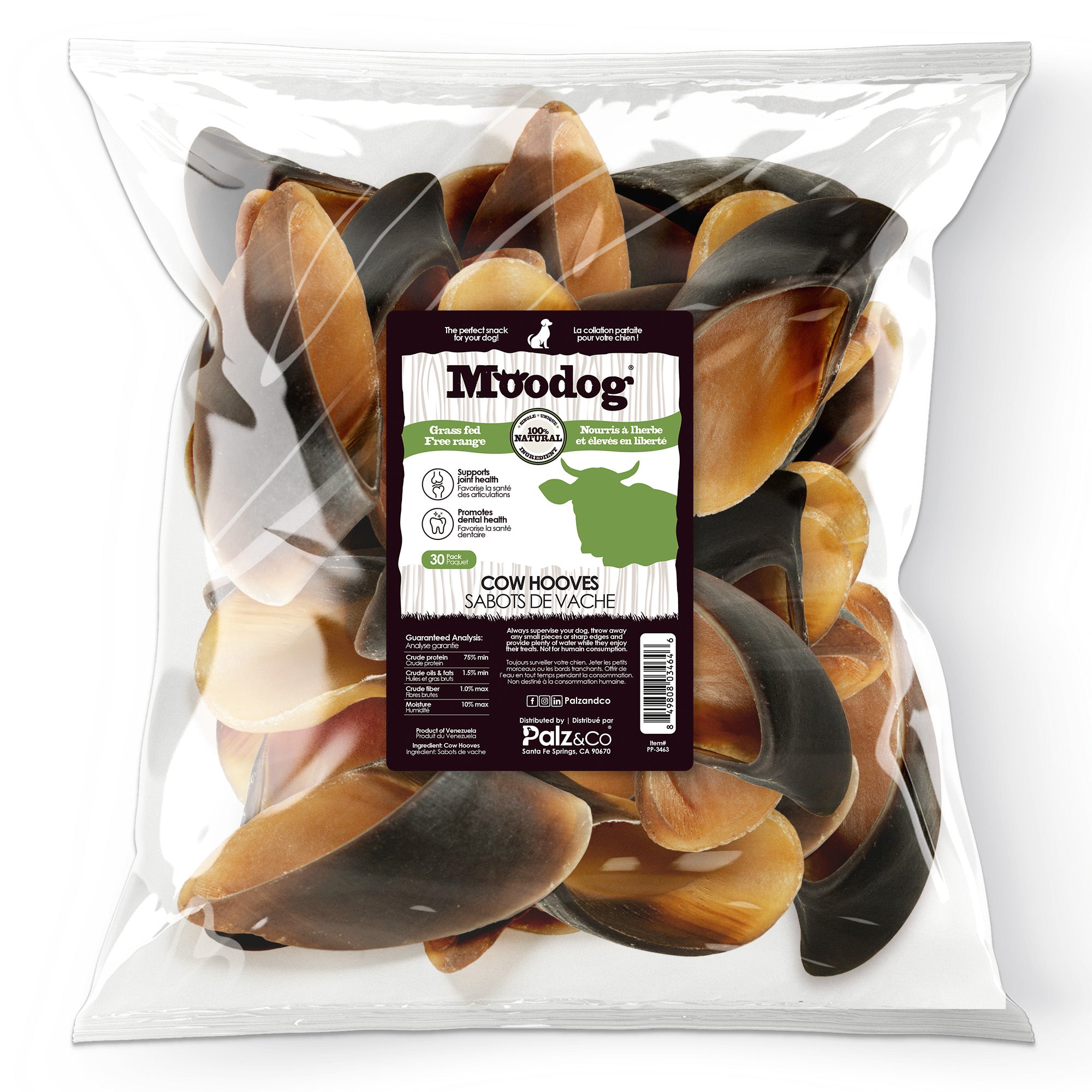 Moodog Beef Cow Hooves - Pack of 30 Main image