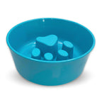 Paw Puzzle Slow Feeder Bowls, No-Skid Base - 24oz