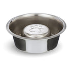 Reversible Slow Feeder Stainless Steel Dog Bowl - 6oz & 16oz