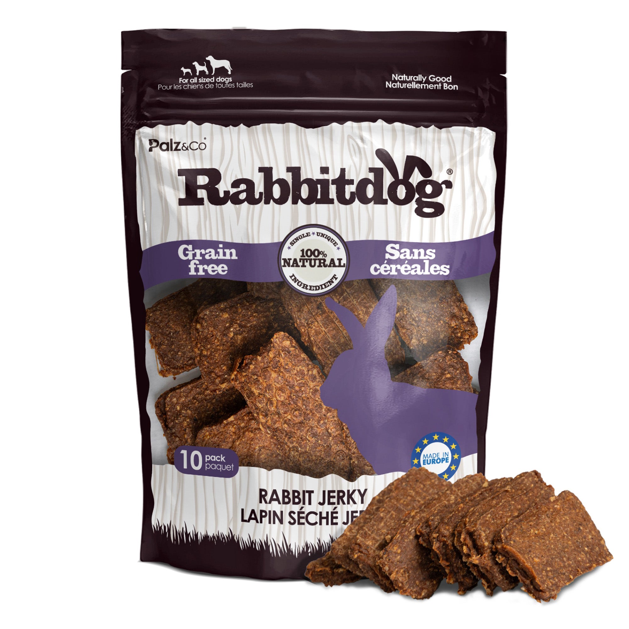 Rabbitdog Rabbit Jerky Chews - Pack of 10 Main image