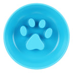 Paw Puzzle Slow Feeder Bowls, No-Skid Base - 24oz