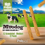 Moodog Easy-Chew Corium Collagen Dog Treat 7" & 10" (Beef Flavor Roll)
