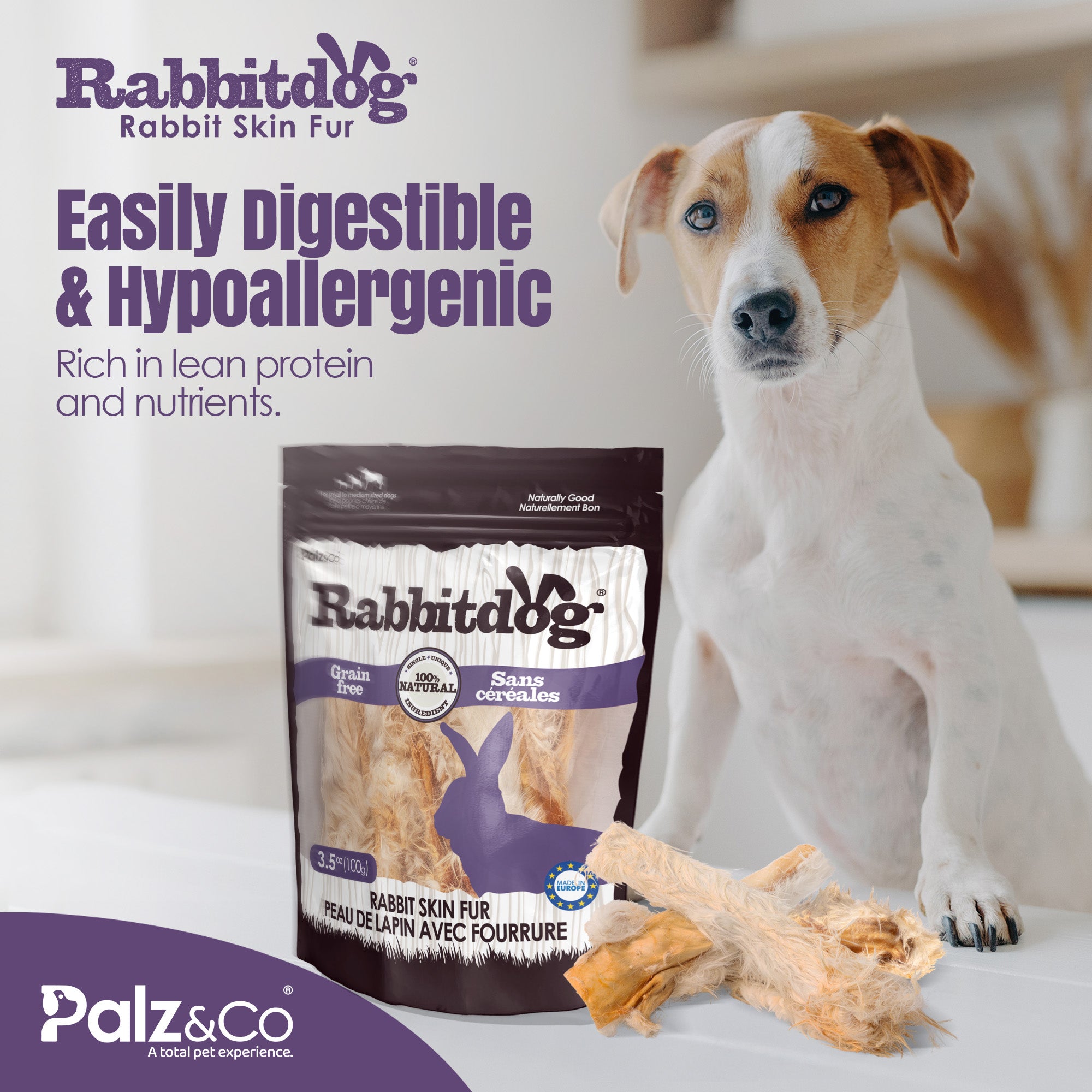Rabbitdog Rabbit Skins - 3.5 oz (100g)