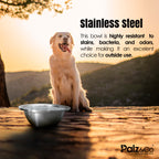 Stainless Steel Pet Bowl, Giant - 384oz