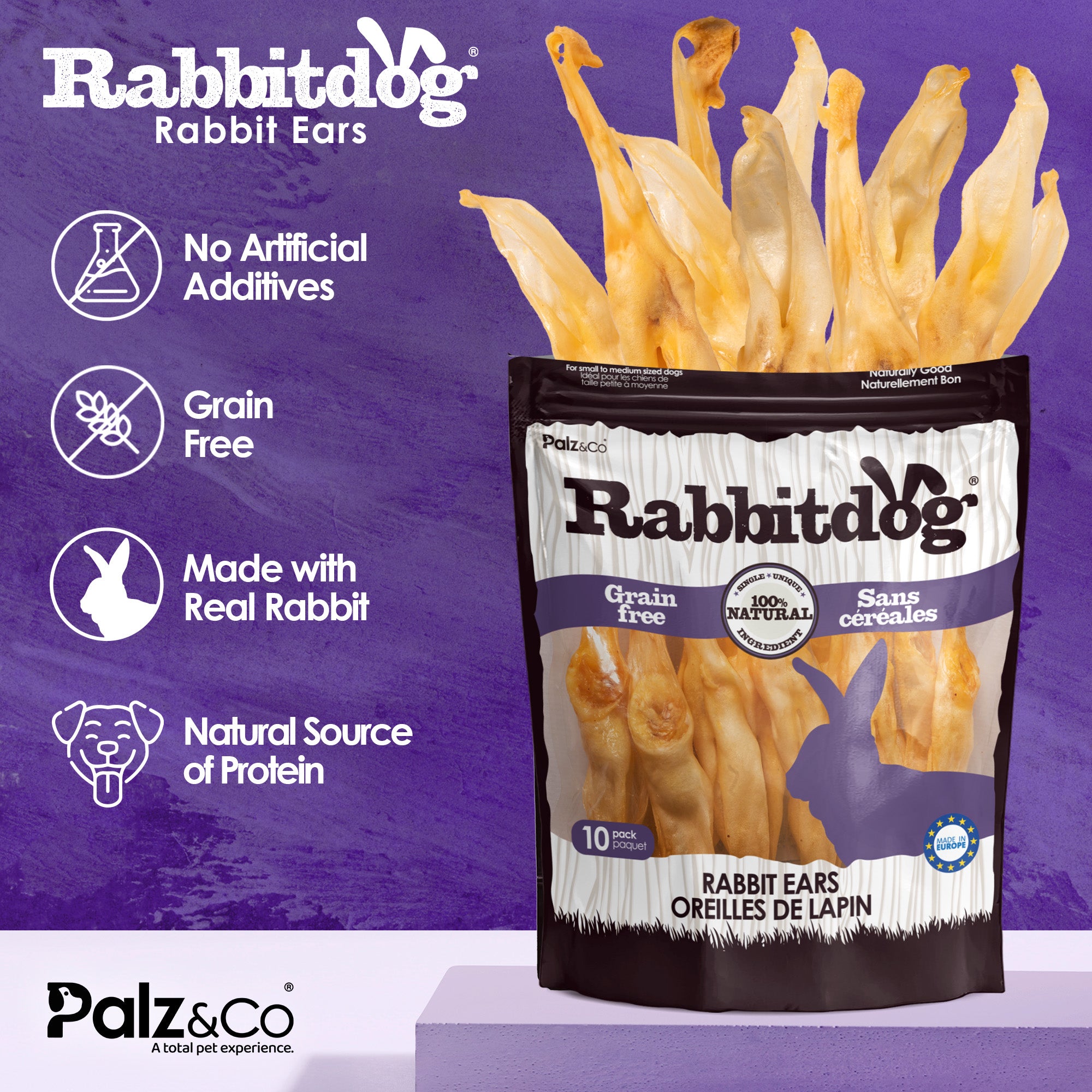 Rabbitdog Rabbit Ears (Without Fur) - Pack of 10, 15, & 25