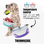 Thermocool Insulated Pet Bowls, No-Skid Base