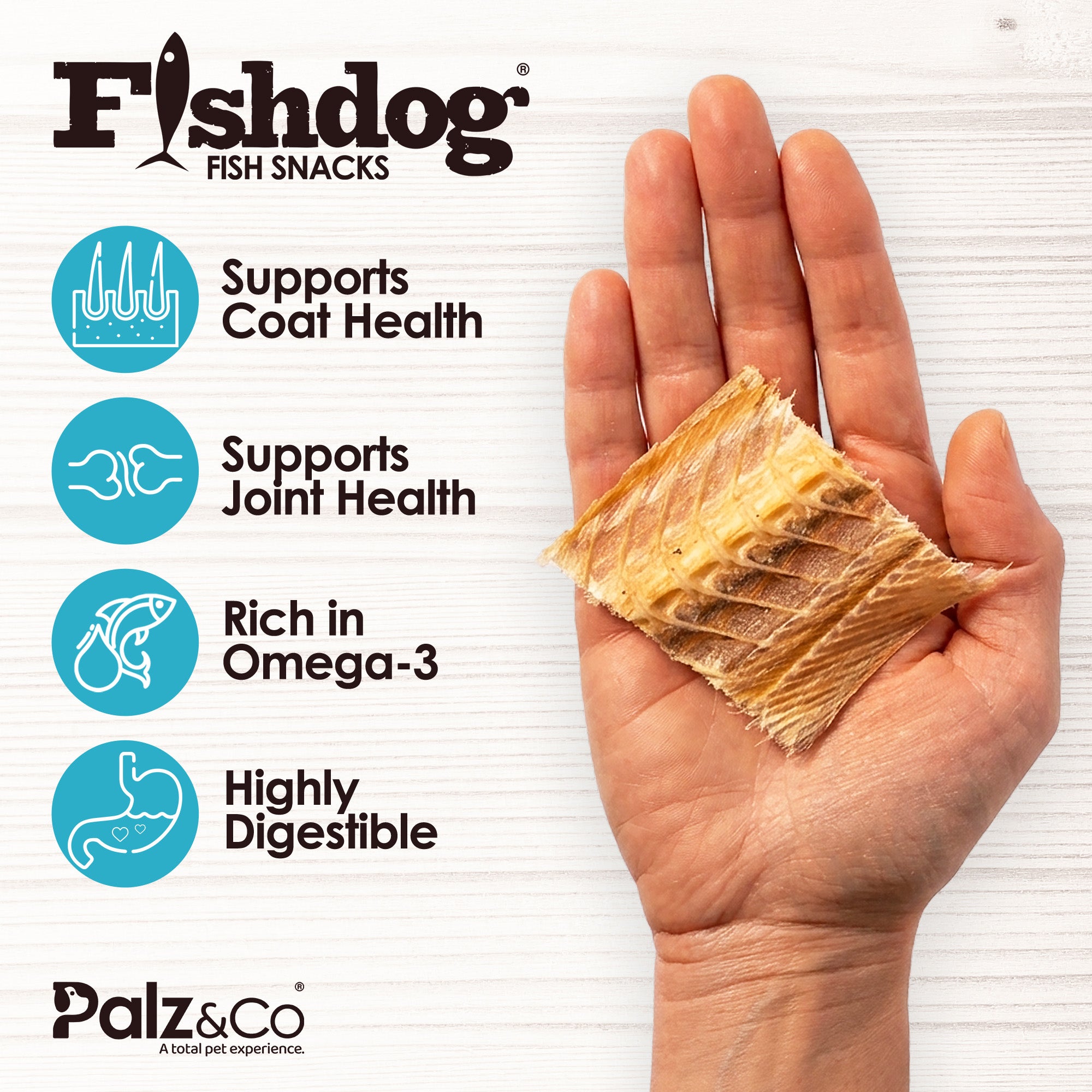Fishdog Fish Snacks Dog Treats - 2.5 oz