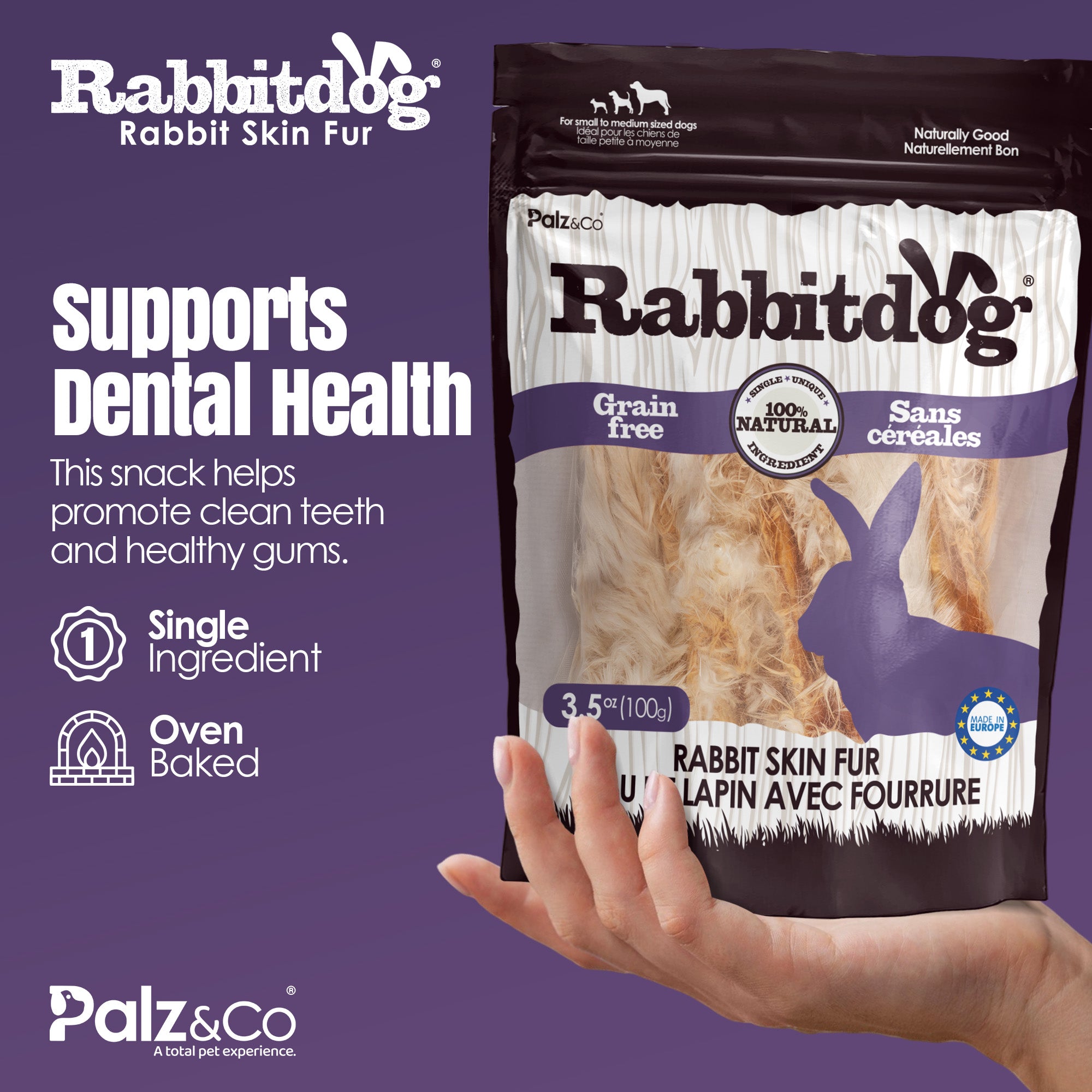 Rabbitdog Rabbit Skins - 3.5 oz (100g)