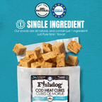 Fishdog Cod Meat Cubes - 2 oz (60g)