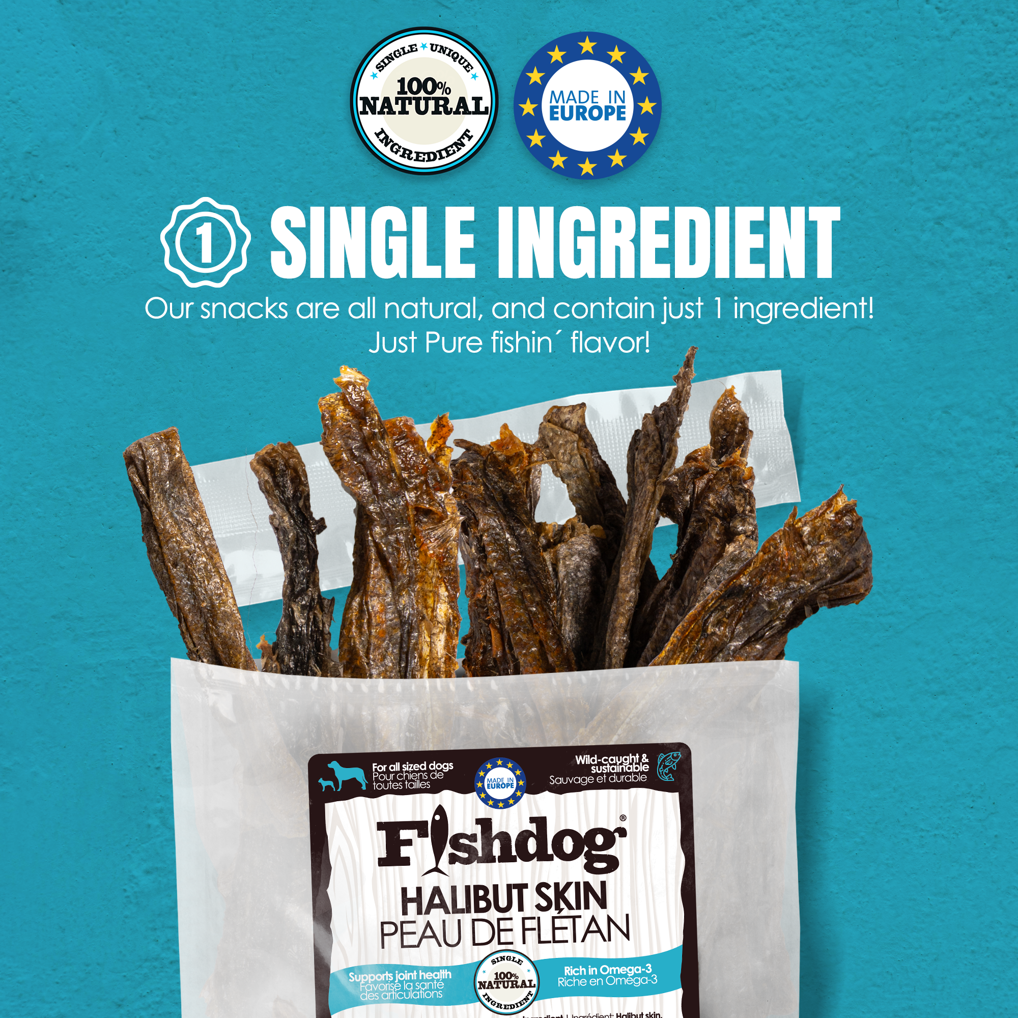 Fishdog Halibut Skin - 2.5 oz (70g) Secondary image