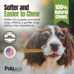 Moodog Easy-Chew Corium Collagen Dog Treat 7" & 10" (Beef Flavor Roll)