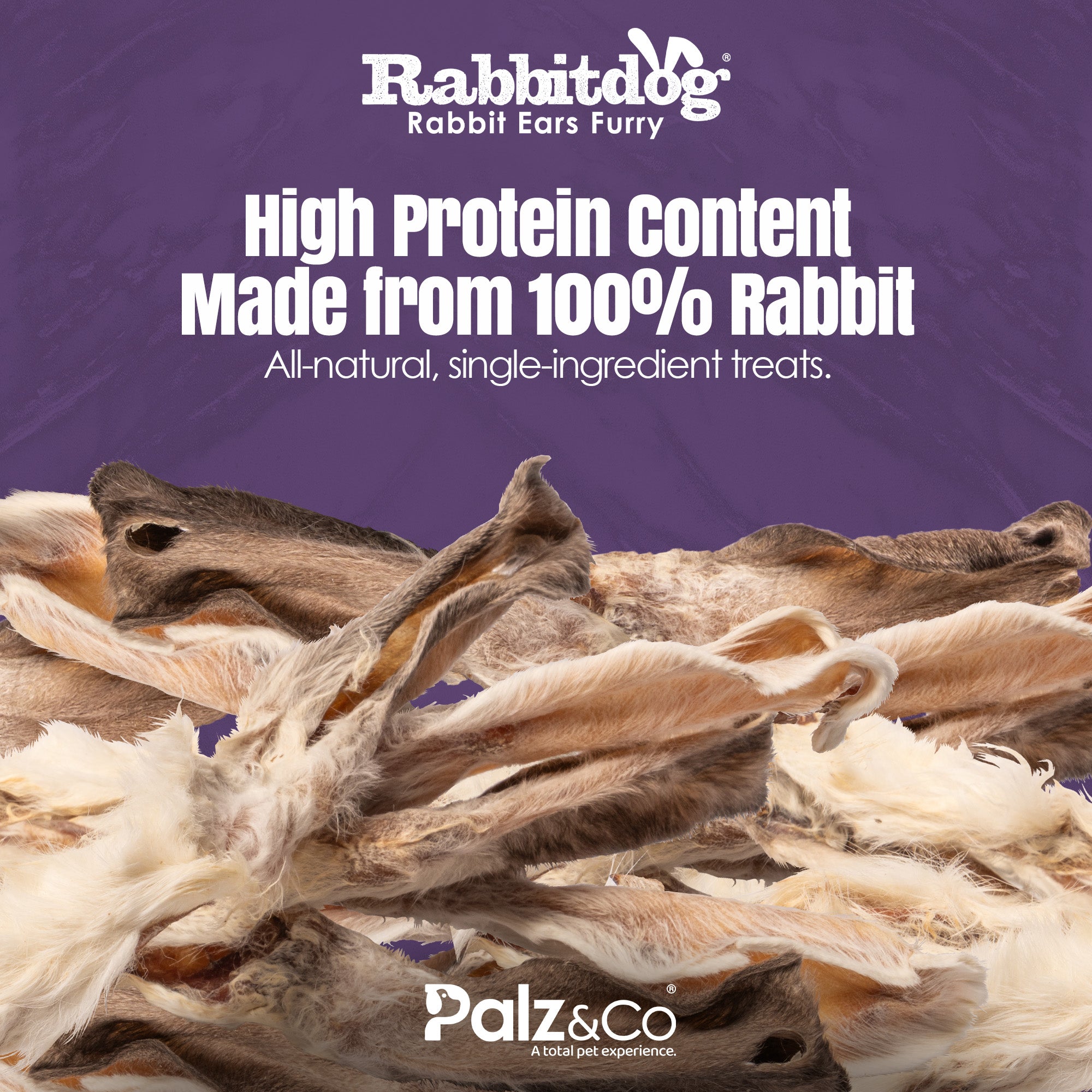 Rabbitdog Rabbit Ears (With Fur) - Pack of 10, 15, & 25