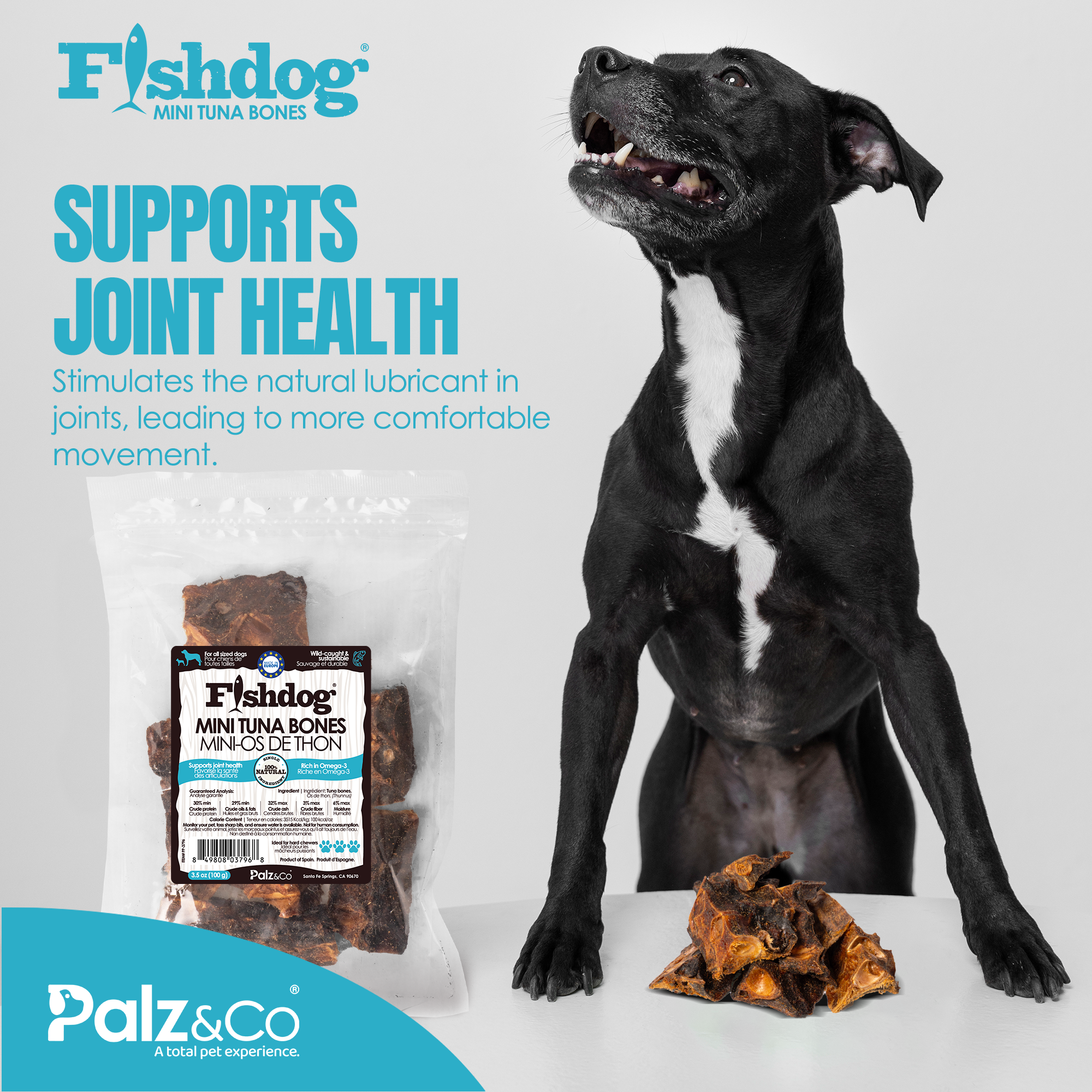 Fishdog Tuna Bones - 3.5 oz (100g) - Mini & Jumbo