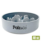 EcoBowl Slow Feeder Dog Bowls - 28oz & 48oz