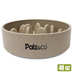 EcoBowl Slow Feeder Dog Bowls - 28oz & 48oz