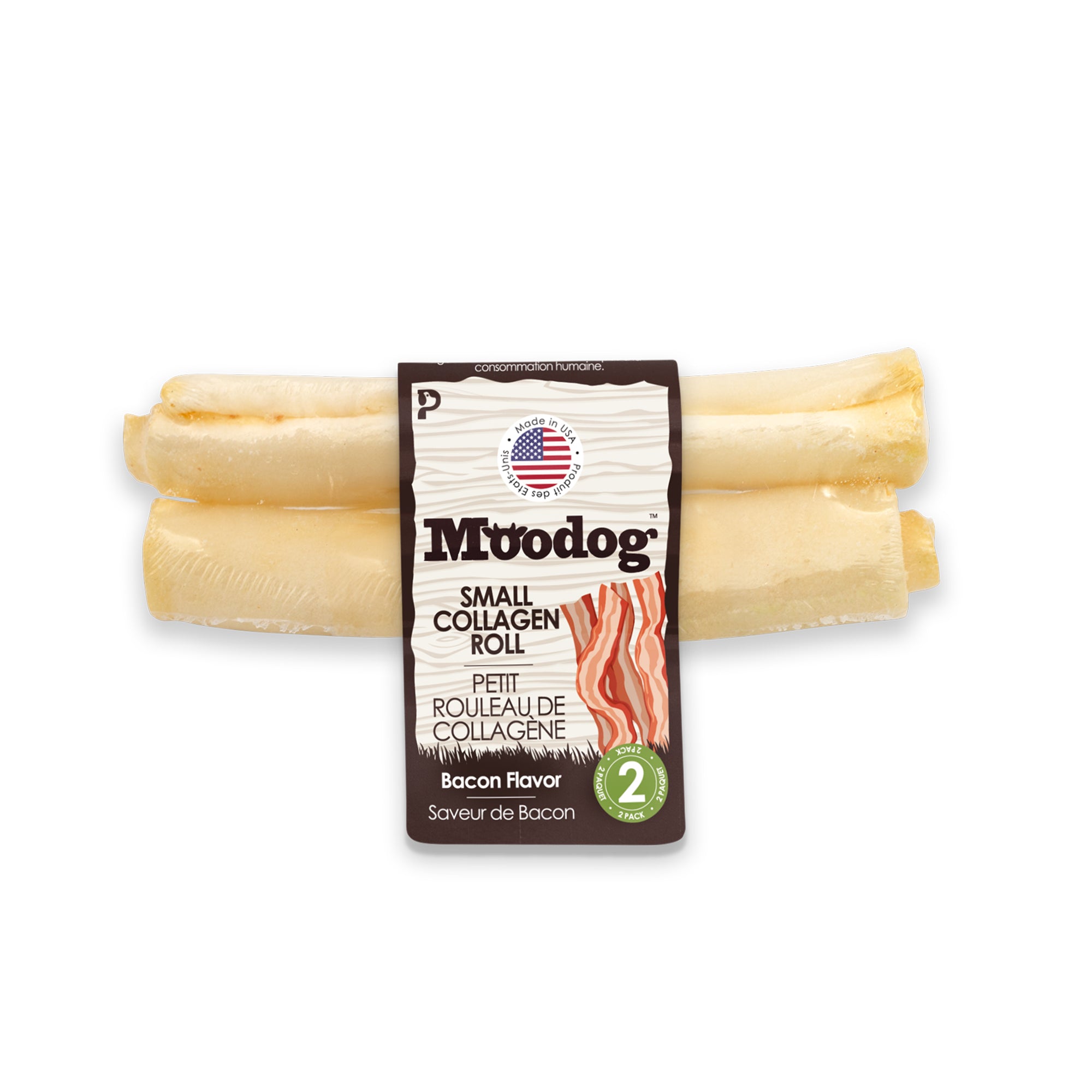 Moodog Beef Corium Collagen Roll Dog Treats