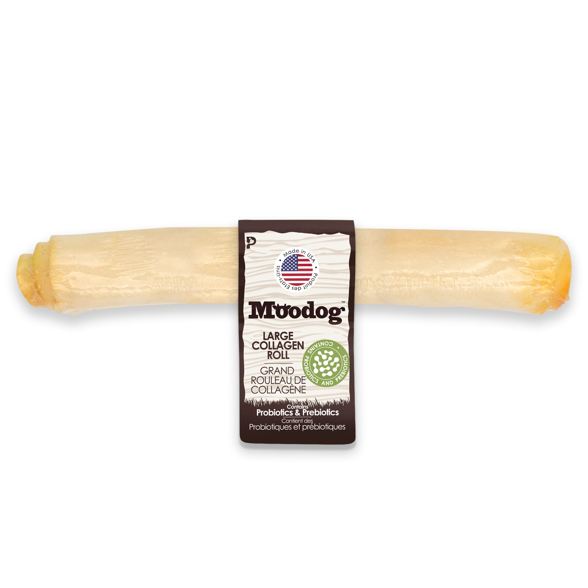 Moodog Beef Corium Collagen Roll Dog Treats
