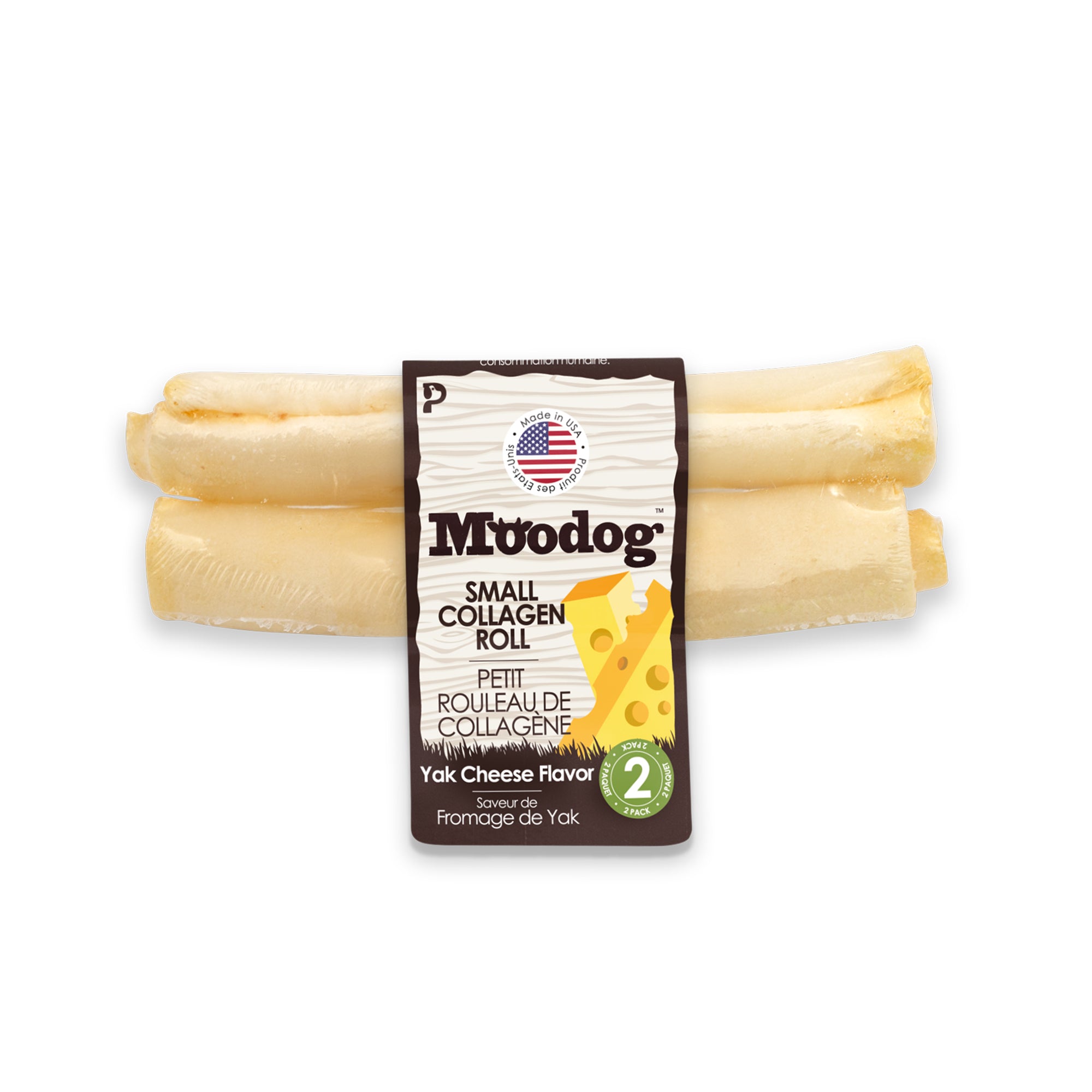 Moodog Beef Corium Collagen Roll Dog Treats