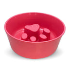 Paw Puzzle Slow Feeder Bowls, No-Skid Base - 24oz