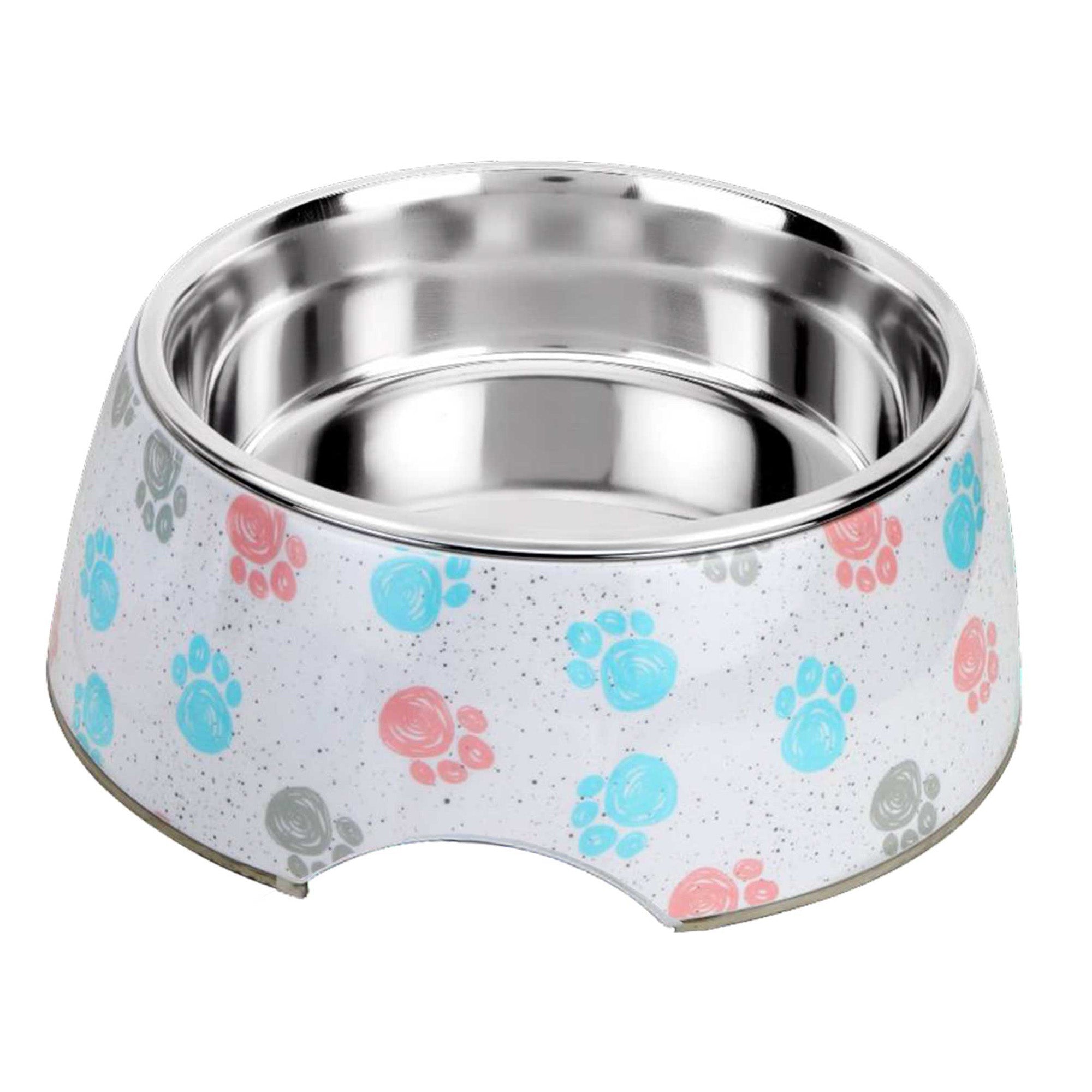 Retro Inspired Food Water Bowls, No-Skid Base - 8oz to 48oz