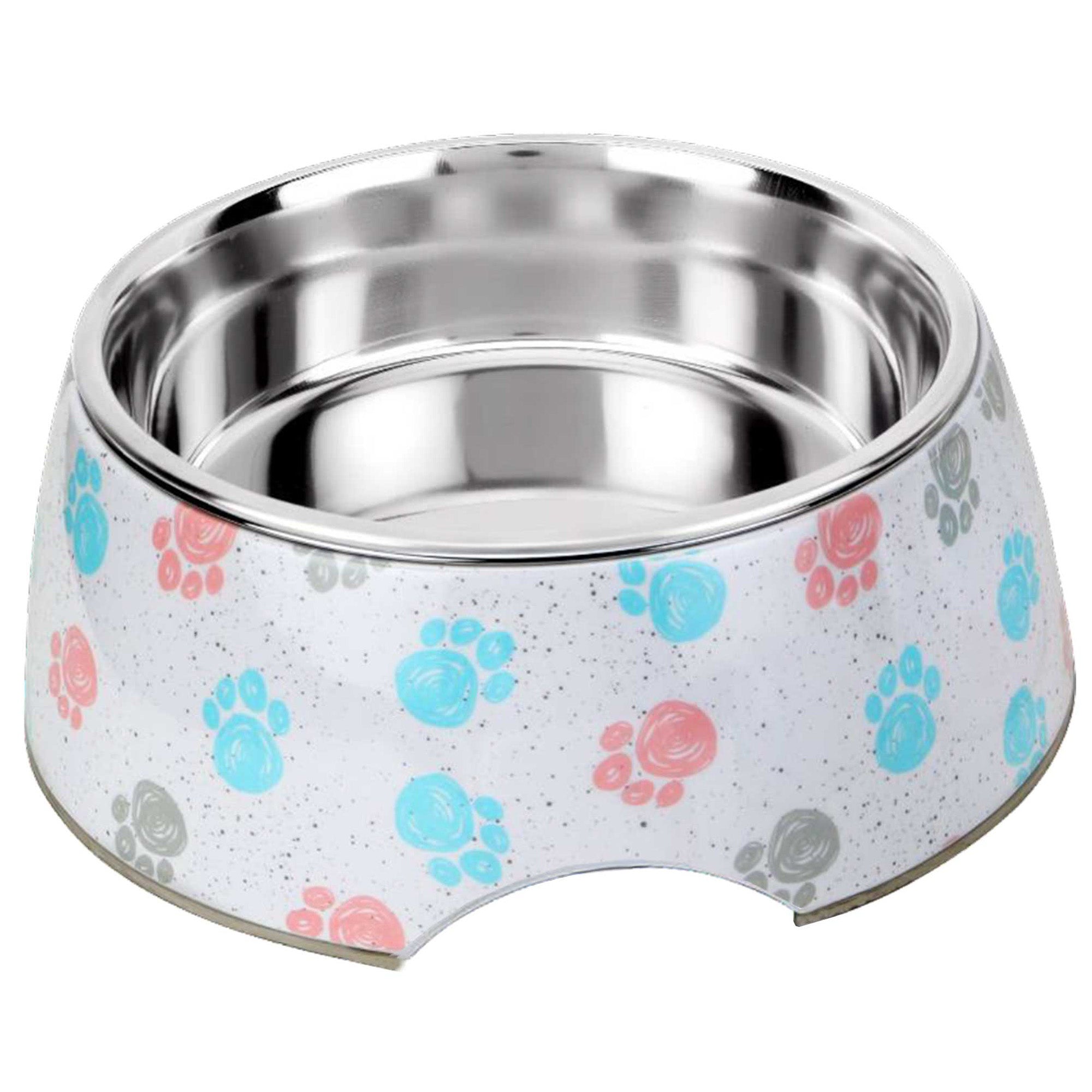 Retro Inspired Food Water Bowls, No-Skid Base - 8oz to 48oz