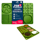 Paw Puzzle Silicone 2-in-1 Slow Feeder & Lick Mat - 3 Sizes & Colors