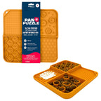 Paw Puzzle Silicone 2-in-1 Slow Feeder & Lick Mat - 3 Sizes & Colors