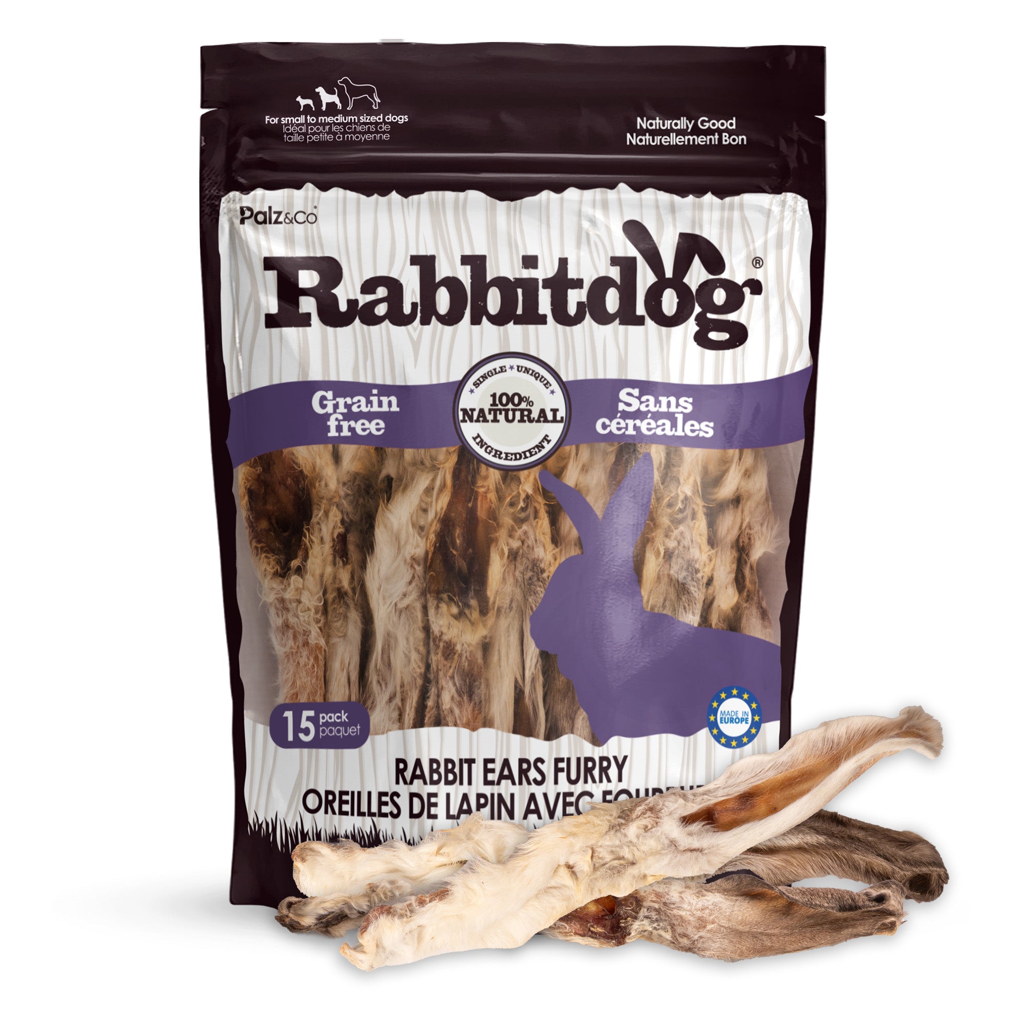 Rabbitdog Rabbit Ears (With Fur) - Pack of 10, 15, & 25