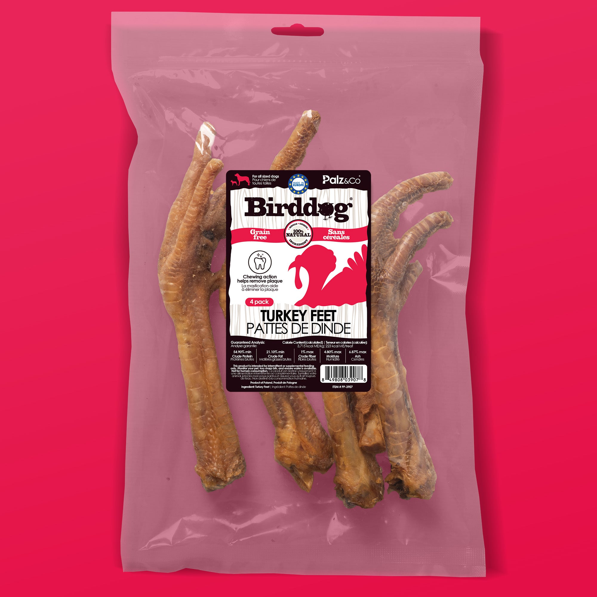 Birddog Turkey Feet - Pack of 4