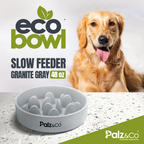 EcoBowl Slow Feeder Dog Bowls - 28oz & 48oz