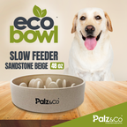 EcoBowl Slow Feeder Dog Bowls - 28oz & 48oz