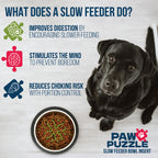 Paw Puzzle Dog Feeders Bowl Insert
