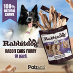 Rabbitdog Rabbit Ears (With Fur) - Pack of 10, 15, & 25