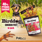 Birddog Chicken Feet Dog Treats - Pack of 10 & 35
