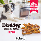 Birddog Chicken Feet (No Nails) - Pack of 60