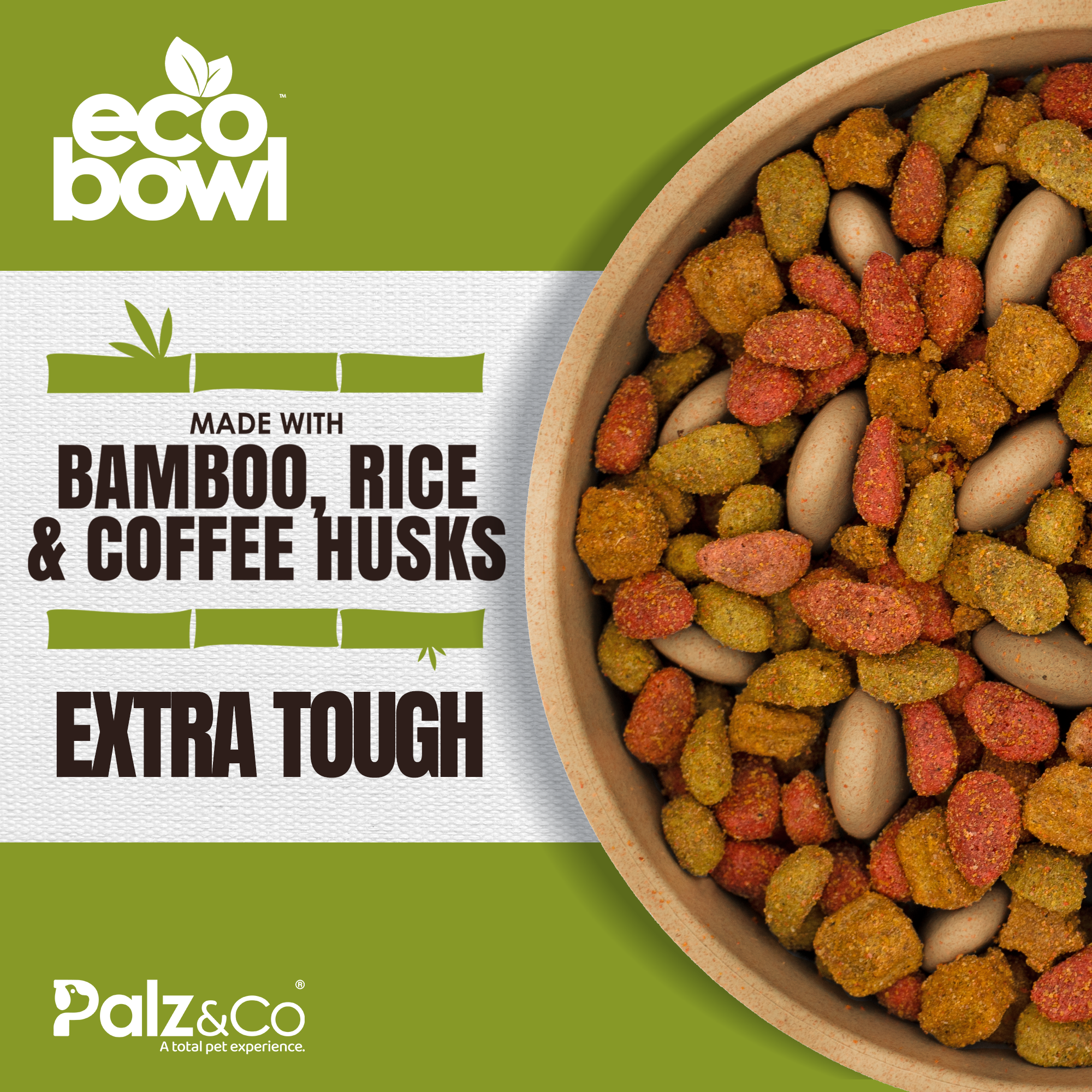 EcoBowl Slow Feeder Dog Bowls - 28oz & 48oz