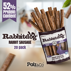 Rabbitdog Rabbit Sausage Dog Treats - Pack of 8 & 20